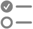 le bouton Liste à cocher