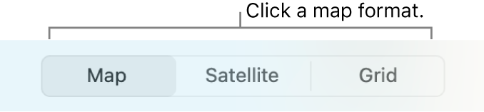 Map, Satellite and Grid buttons.