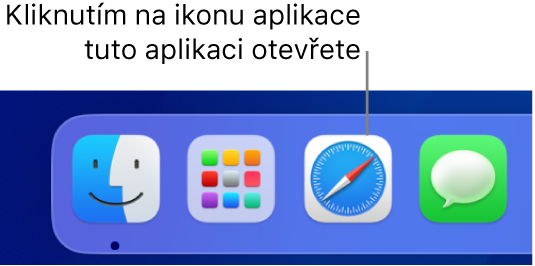 Ikona Safari v Docku