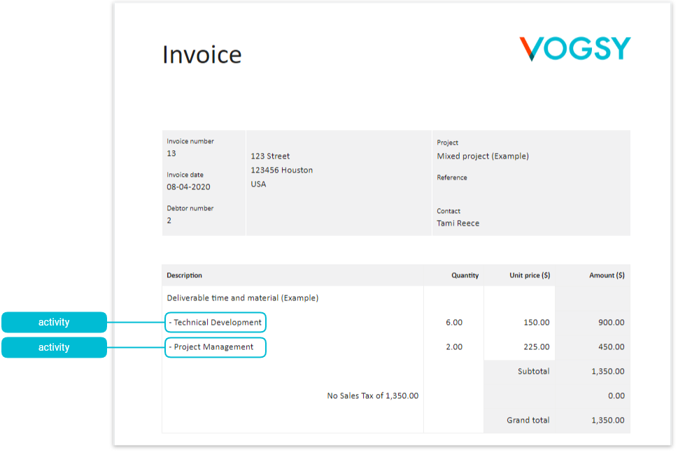 invoice sample layout 04