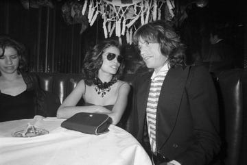 bianca and mick jagger at nightclub