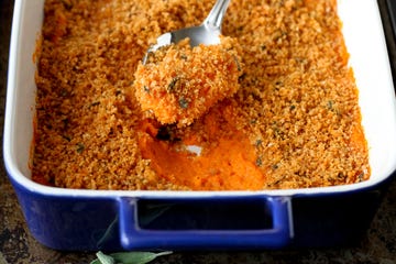 Sweet Potato Casserole with Sage Breadcrumbs