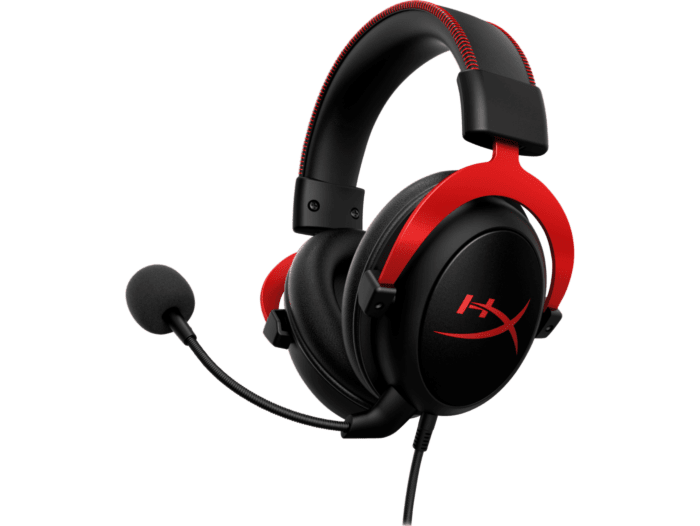 HyperX Cloud II - Gaming Headset (Black-Red) (4P5M0AA) - Center facing