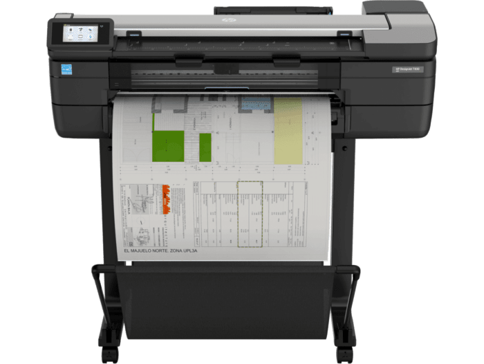 HP DesignJet T830 24-in Multifunction Printer (F9A28B) - Center facing