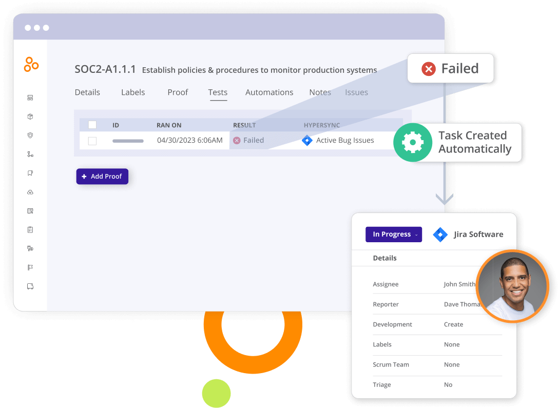 Hyperproof shows you your compliance posture at a glance