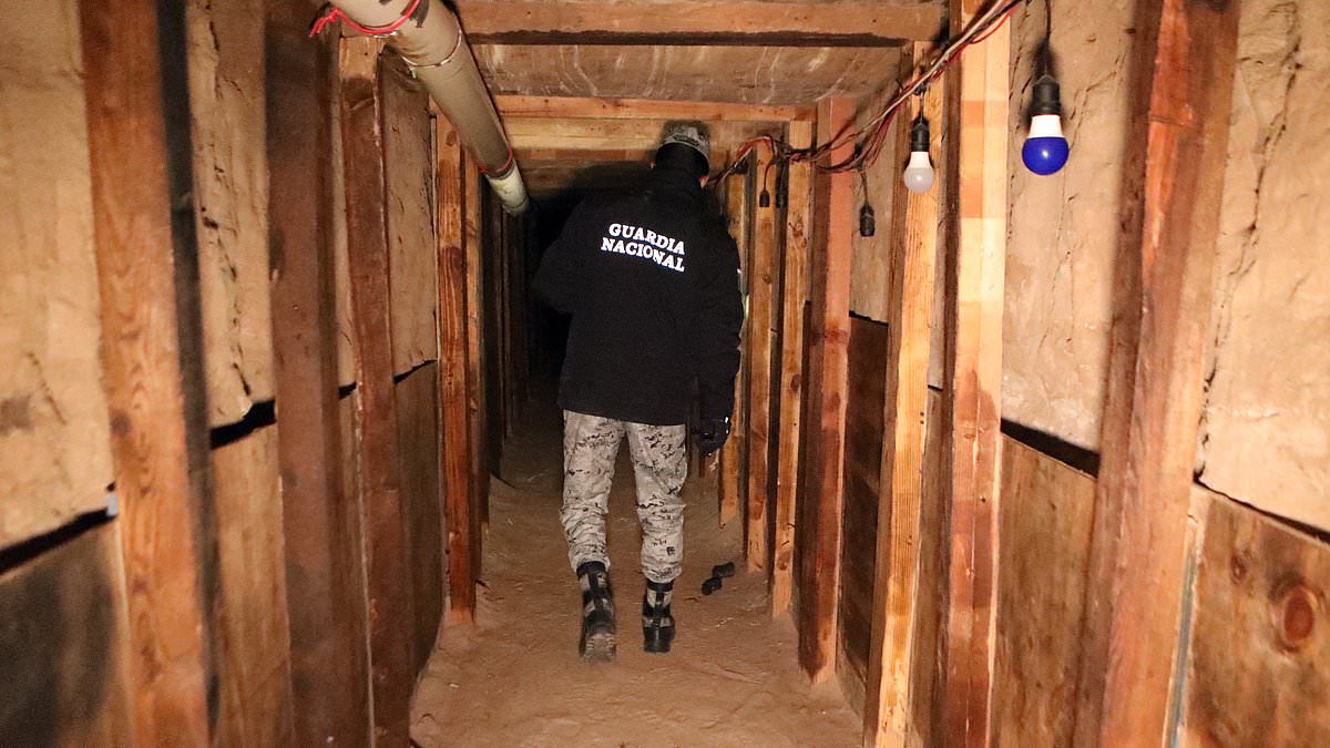 Mexico and United States to seal off recently-discovered secret tunnel to Texas used by human traffickers