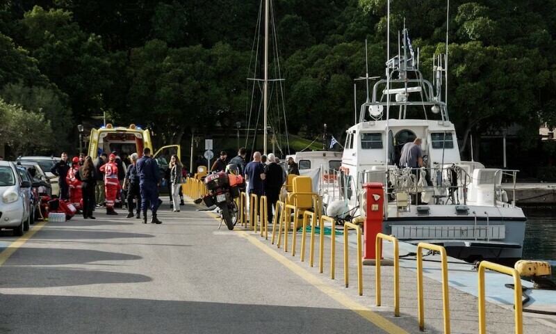 Paramedics and coast guard officers transfer the bodies of migrants following a collision off the island of Rhodes, Greece, December 20, 2024. — Reuters