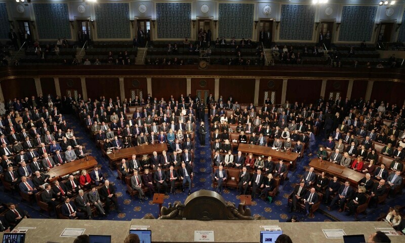 An overall view during of a joint session of Congress to certify the results of the 2024 Presidential election, inside the House Chamber at the US Capitol, Washington, US, January 6. — AFP