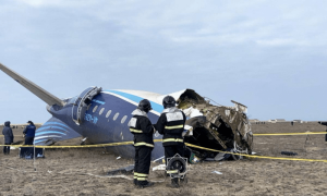 Azerbaijani officials confirm claims plane crash caused by Russian air defence system