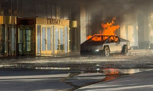 Tesla Cybertruck explodes outside Trump Las Vegas hotel, killing driver