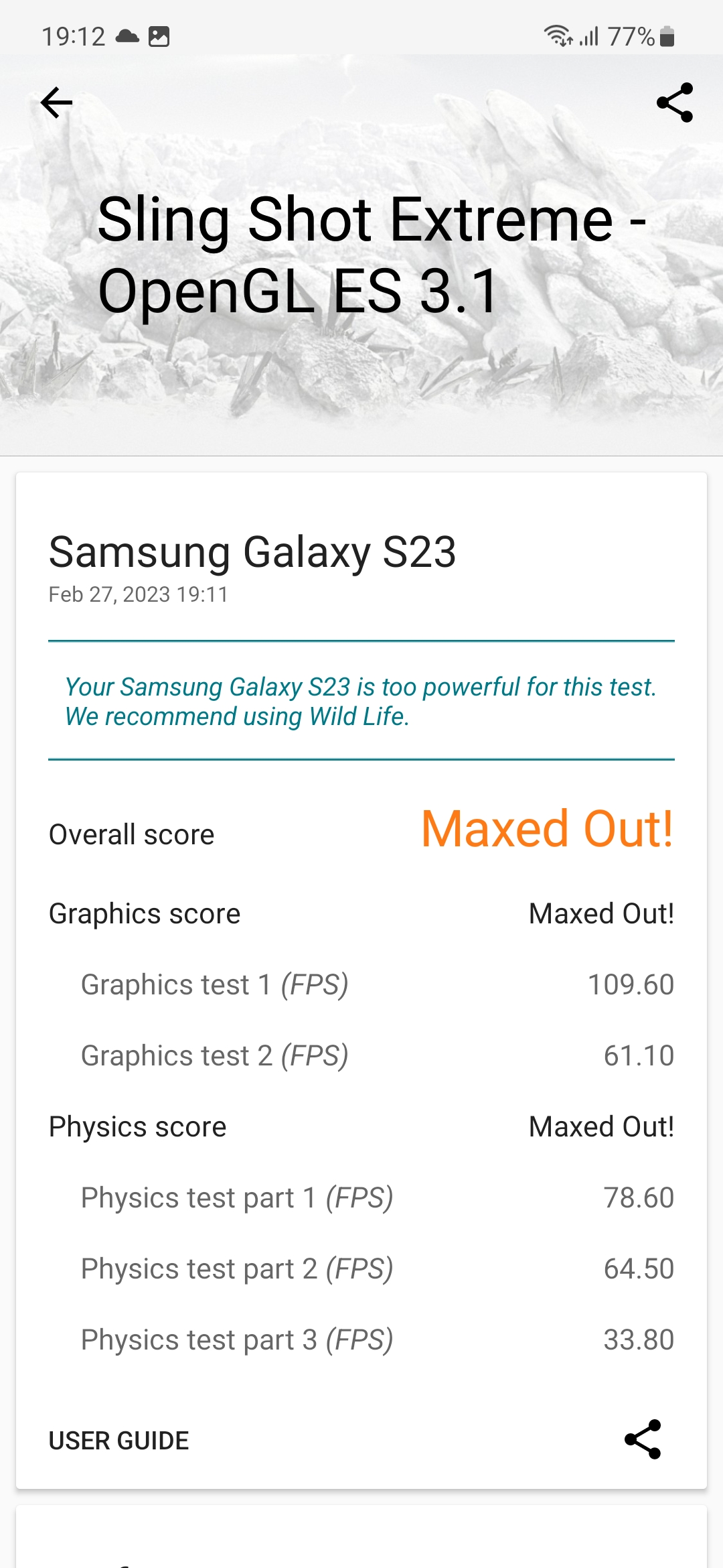 Samsung Galaxy S23 Benchmarks Images