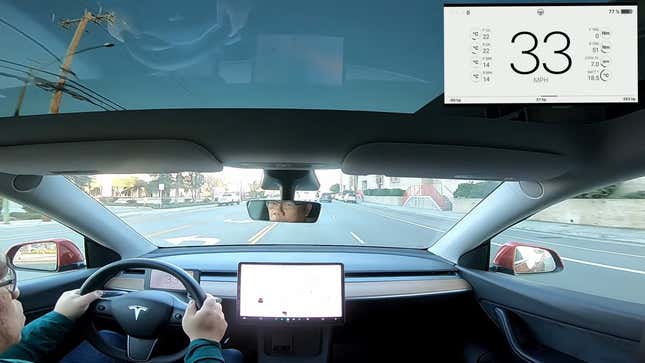 Image for article titled This Free App Gives The Tesla Model 3 A Real Dashboard