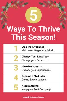 Let’s manage the holidays and end-of-year hecticness! 💪

Rather than feeling stress, overwhelm, exhaustion, and conflict—and slipping into survival mode—let’s shift our focus to approaching the rest of the season for thriving! ✨

👉Get Started with an Initial Session, now at 25% OFF, use code NEWYEARS, and get a BONUS SESSION when you enroll to work with us!
Get it using this link: https://bit.ly/3ZJht3K 

#EndOfYear #NewYear #Planning #RelationshipGoals