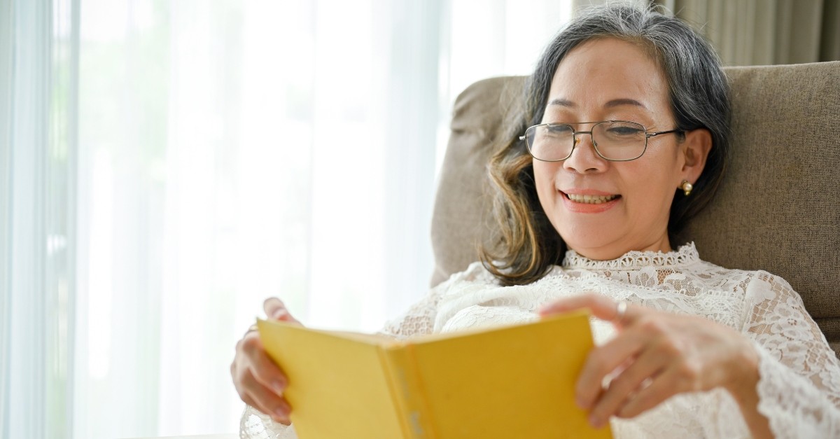 Woman reading her Bible