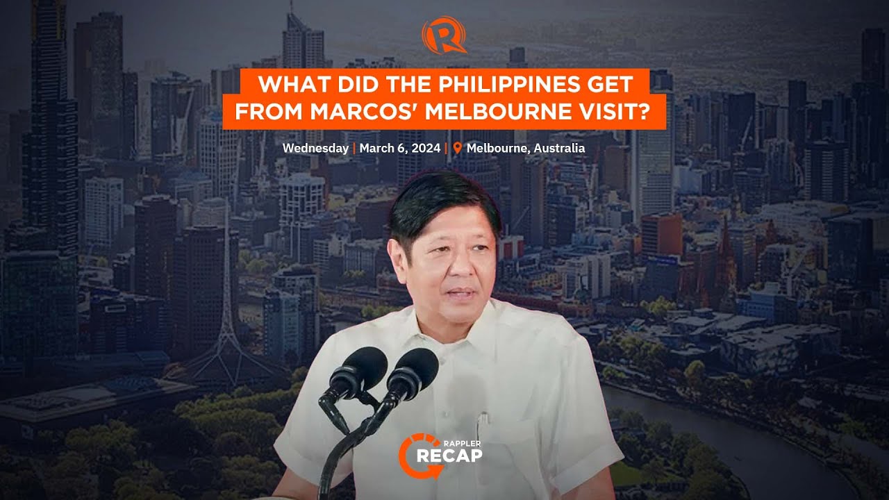 Rappler Recap: What does the Philippines gain from another Marcos visit to Australia?