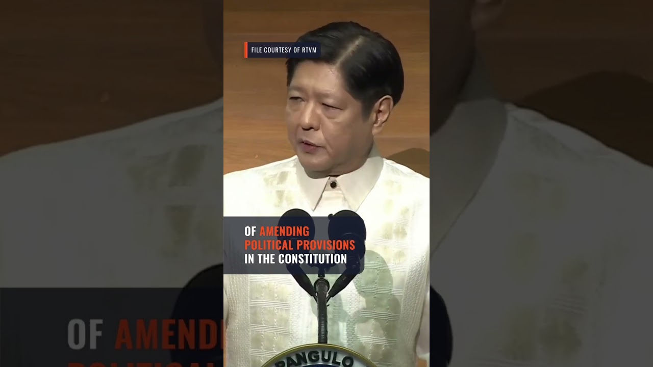 Marcos: Charter change only about economic reforms, ‘nothing more