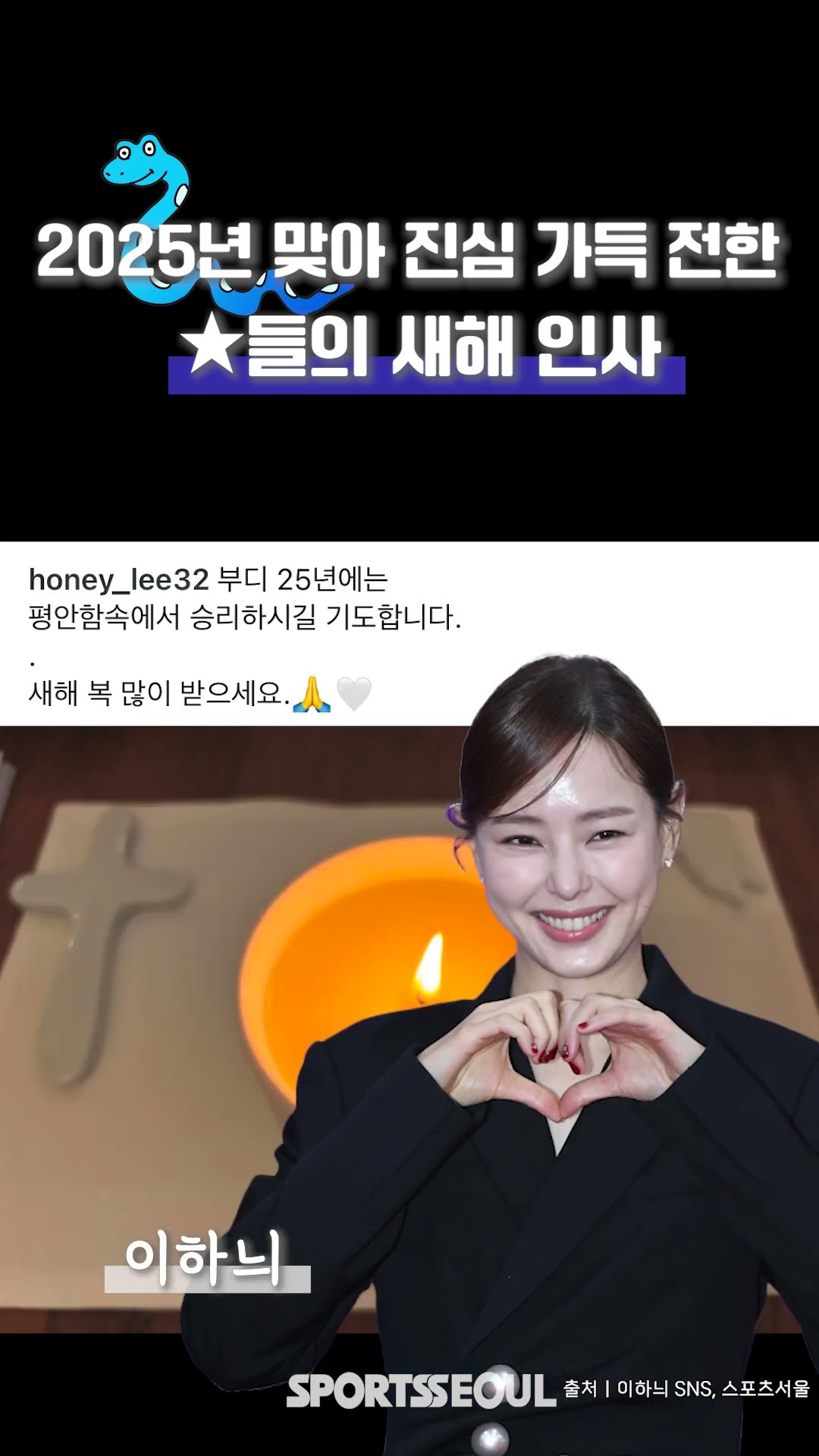 '2025년 청사의 해' 진심 가득 전한 ★들의 새해 인사