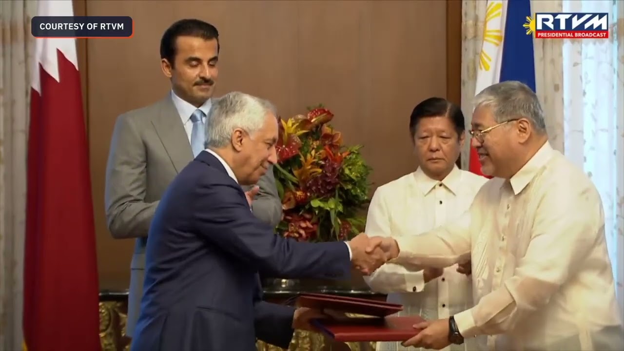 Marcos, Qatar emir sign 9 deals, including visa waiver, seafarers' certificate recognition