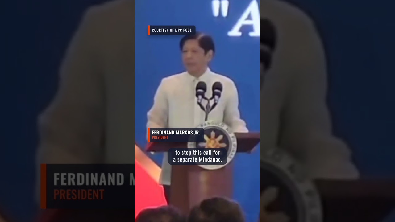 Marcos rejects calls for independent Mindanao after Duterte’s remarks