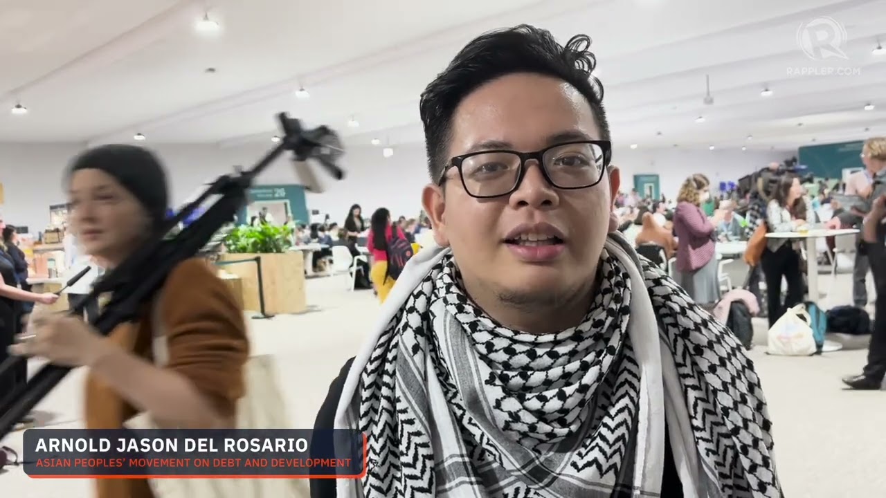 WATCH: Filipino youth at COP29 demand climate justice, finance