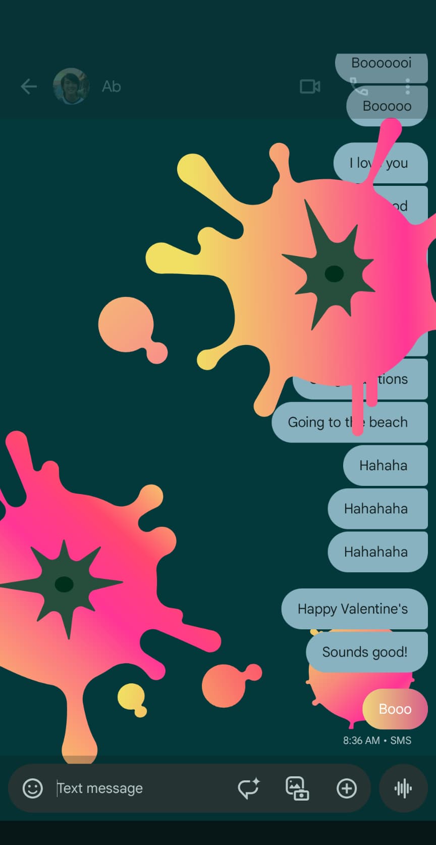 Google Messages Screen Effects