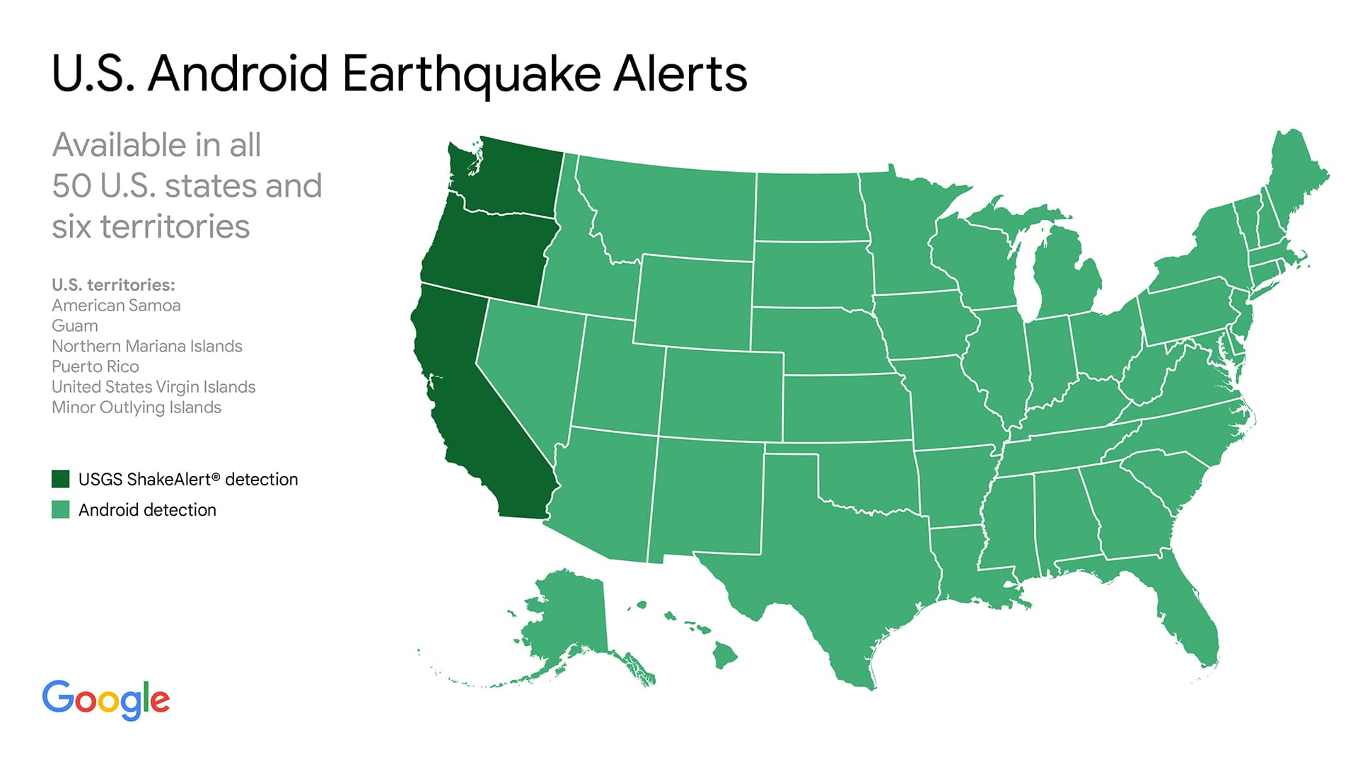 Android Earthquake Alerts US