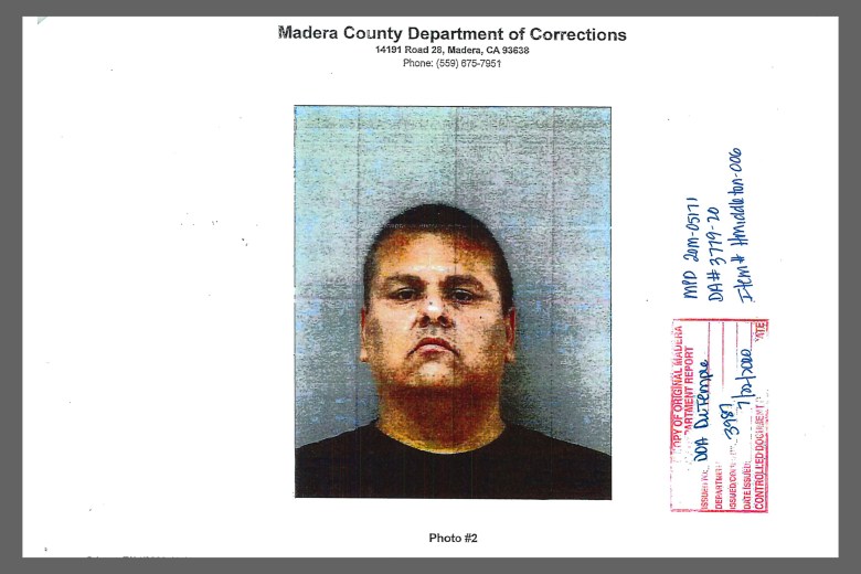 
Julio Garay's booking photo from the Madera County Department of Corrections. Image courtesy of the Madera County district attorney's office