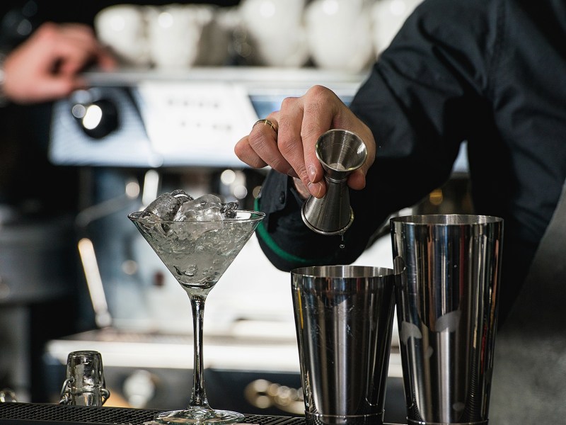 A bartender making a cocktail. Photo via iStock Photo