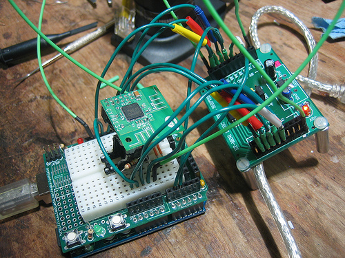 Arduino spectrum analyzer in development