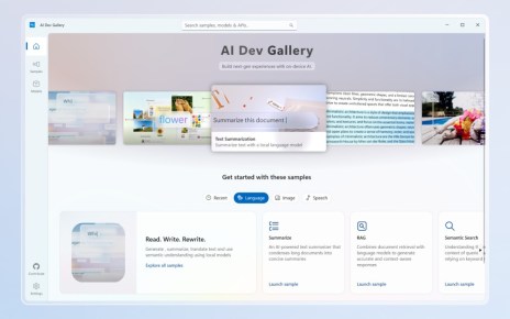 東芝,Toshiba, 微軟提出「AI Dev Gallery」開源開發應用資源，讓開發者打造可在Windows裝置端導入AI應用功能, mashdigi－科技、新品、趣聞、趨勢