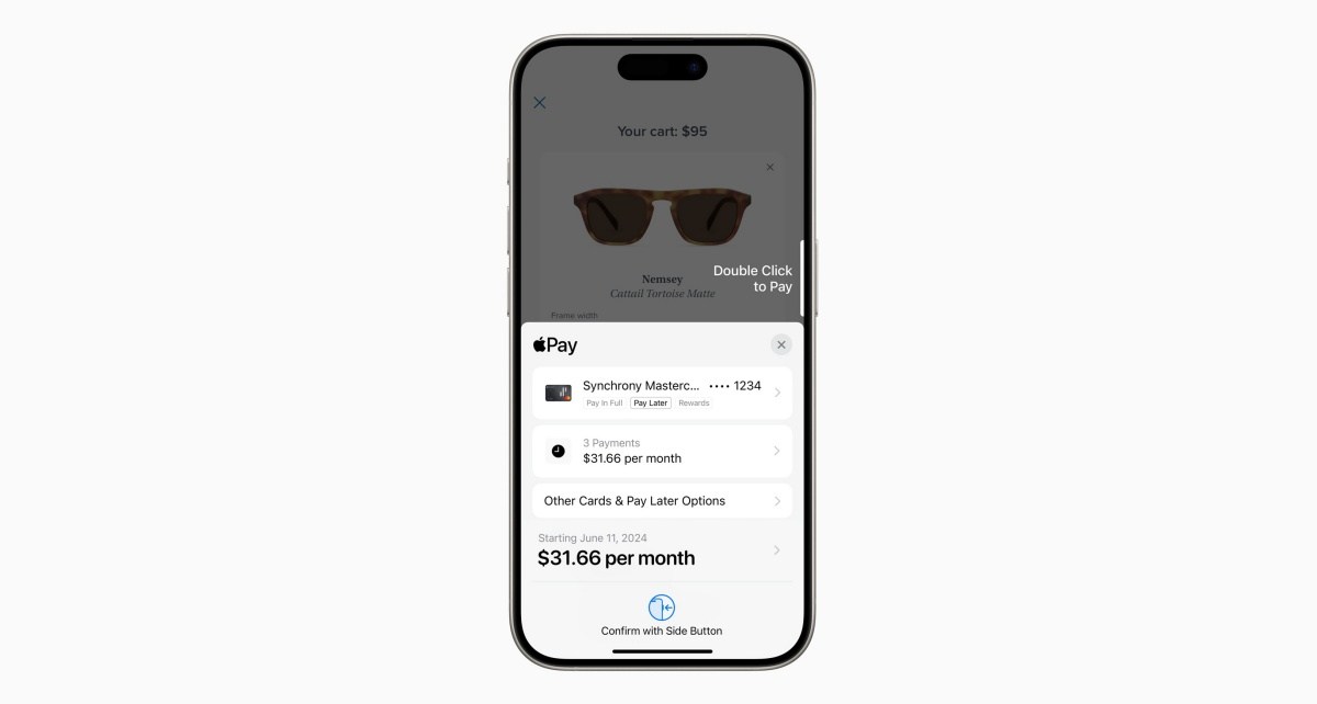 Apple WWDC24 services Apple Pay rewards and