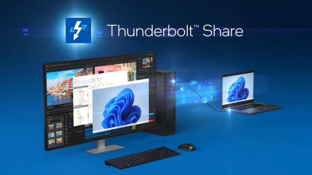 Thunderbolt Share, Intel推出Thunderbolt Share軟體解決方案，讓兩台PC更容易共享檔案、螢幕、鍵盤及滑鼠操作<br><span style='color:#848482;font-size:16px;'>對應Thunderbolt認證產品使用</span>, mashdigi－科技、新品、趣聞、趨勢