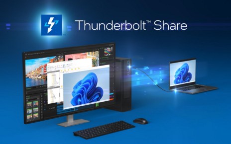 Apple Pay Later, Intel推出Thunderbolt Share軟體解決方案，讓兩台PC更容易共享檔案、螢幕、鍵盤及滑鼠操作<br><span style='color:#848482;font-size:16px;'>對應Thunderbolt認證產品使用</span>, mashdigi－科技、新品、趣聞、趨勢