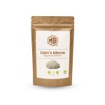 MB Superfoods Lion’s Mane powder, a 100-gram supplement promoting cognitive health and nerve regeneration