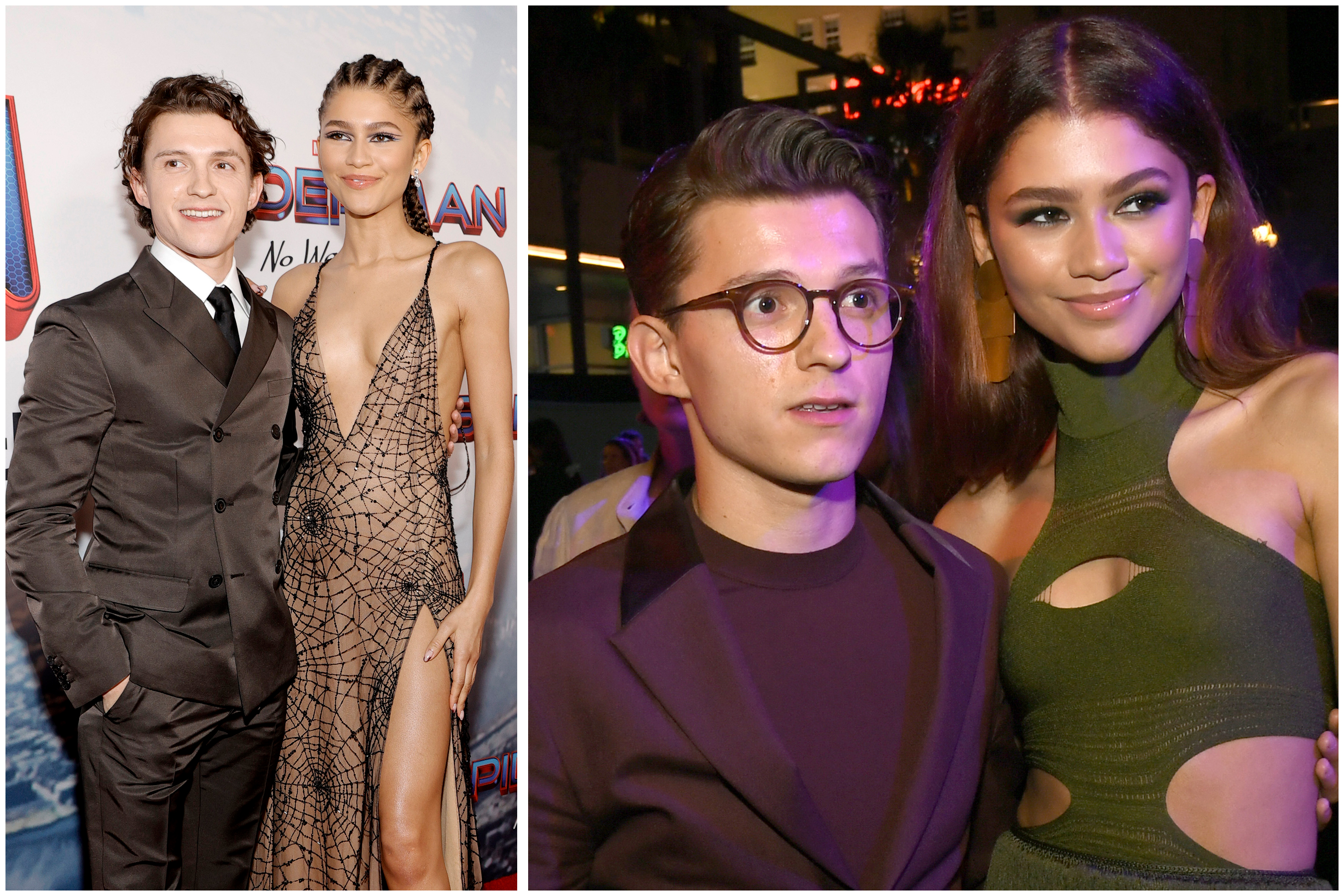 Zendaya and Tom Holland.