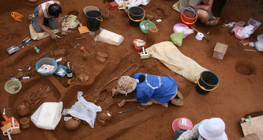 Man Bac archaeological site