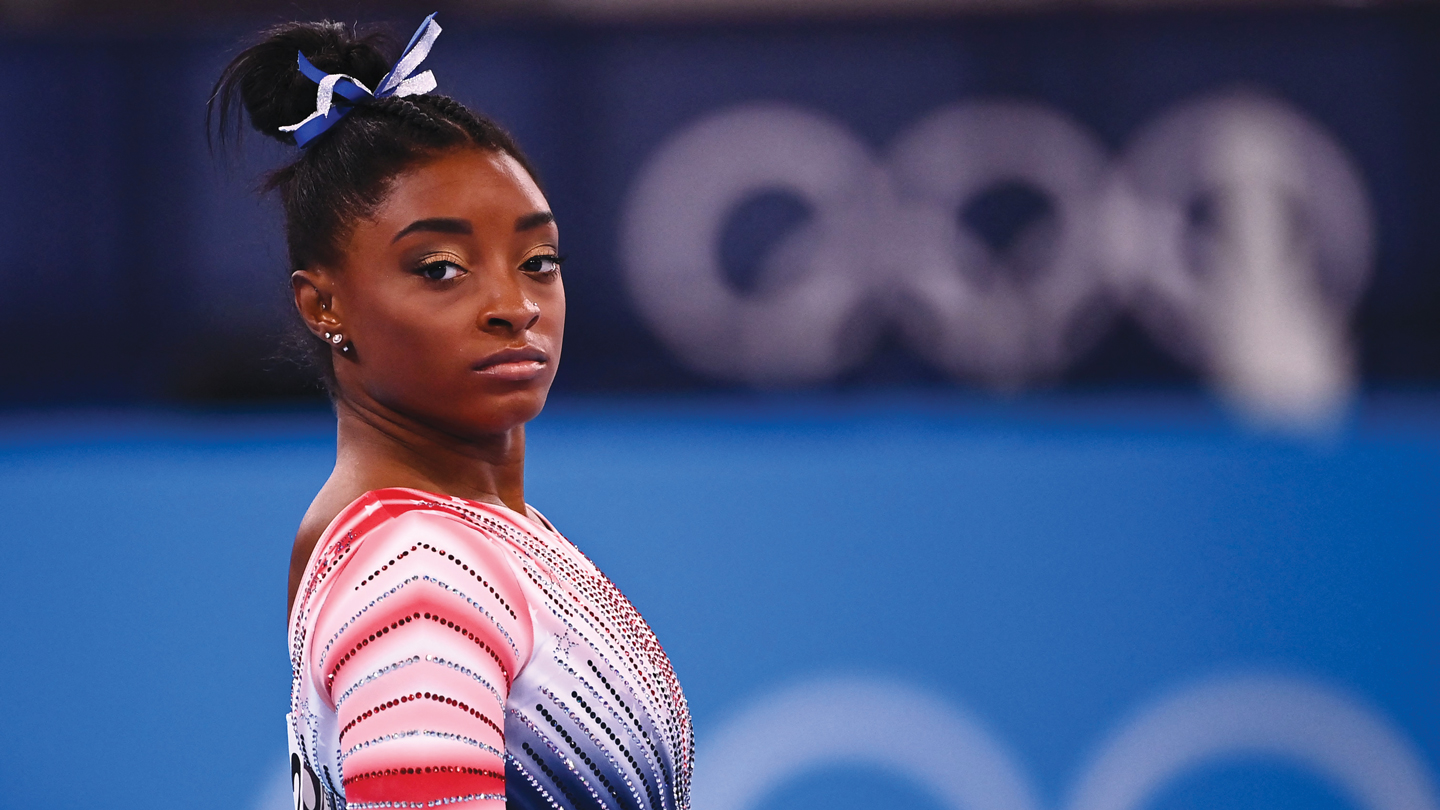 photo of Simone Biles at the Olympics