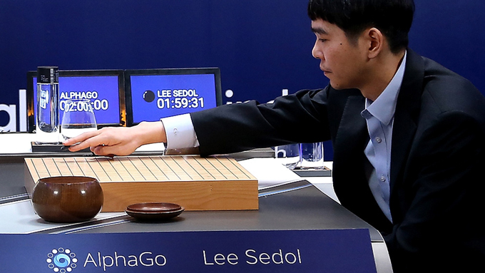 Lee Sedol playing