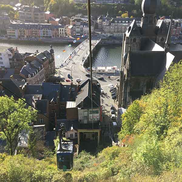 Met de kabelbaan in Dinant - Travelvibe