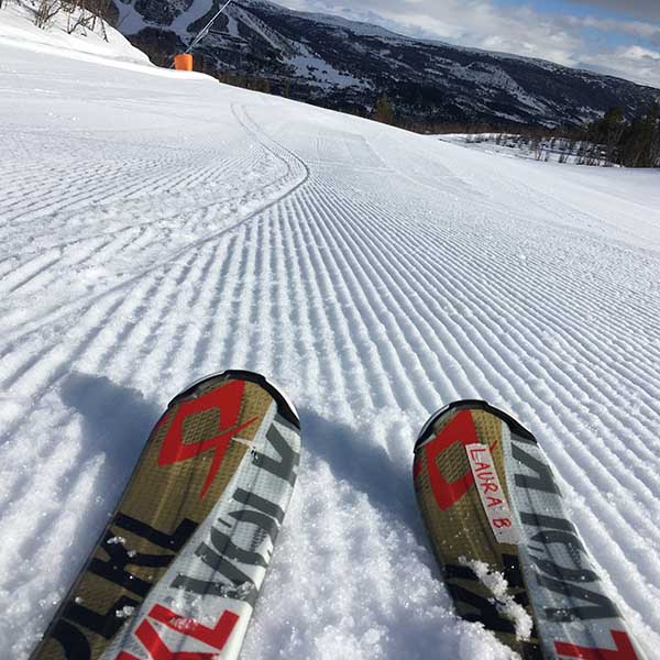 Noorwegen in de winter - well prepared slopes in Norway Geilo