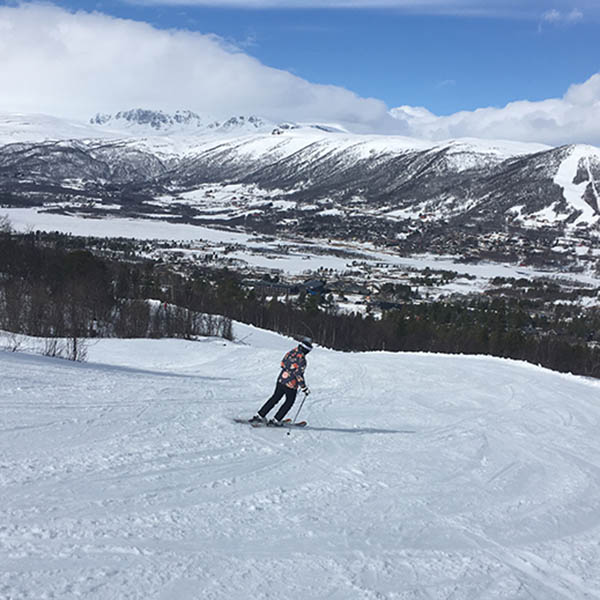 Veel blauwe en groene pistes in het Noorse Geilo