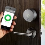 best keyless smart door lock. August Home AUG-SL-CON-G03 Dark Gray August Smart Lock Pro, 3rd Generation