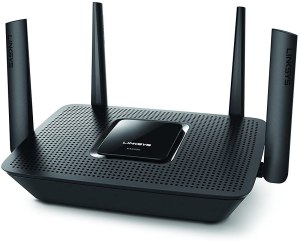 Linksys - Max-Stream AC2200 Tri-Band Wi-Fi Router (EA8300) Black - New (Renewed)