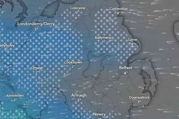 Weather map for 11pm on Monday