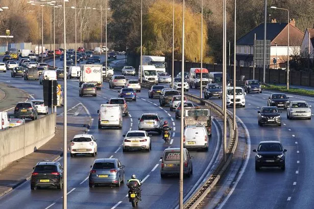 a busy motorway