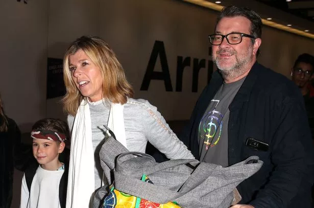 Kate Garraway with her husband Derek Draper, and children