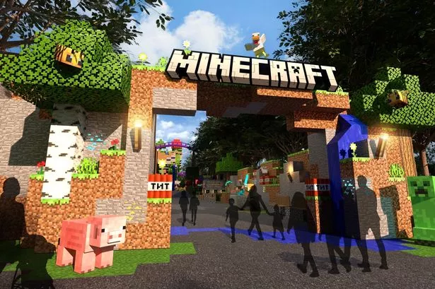 A CGI of what the Minecraft experience could look like