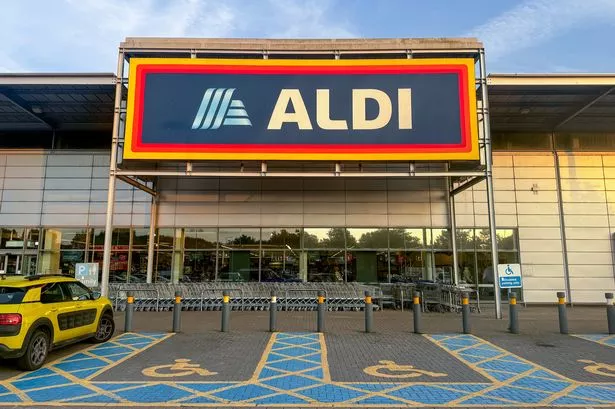 Aldi entrance and carpark