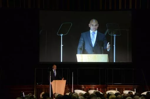 Mayor Marvin Rees's big speech to Bristol at Wills Memorial Building Date: 18/10/2017 Photographer: Michael Lloyd Reporter: 