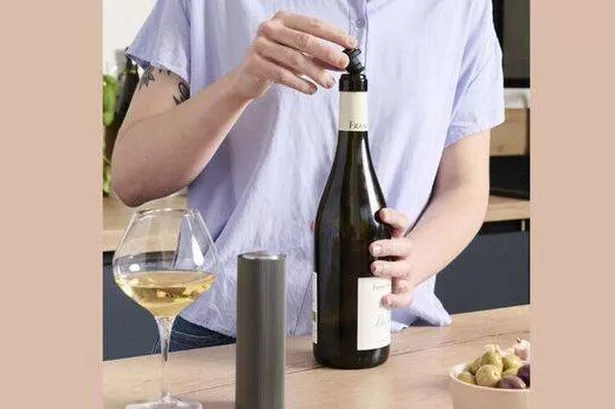 The wine saver can preserve your opened wine up to seven days